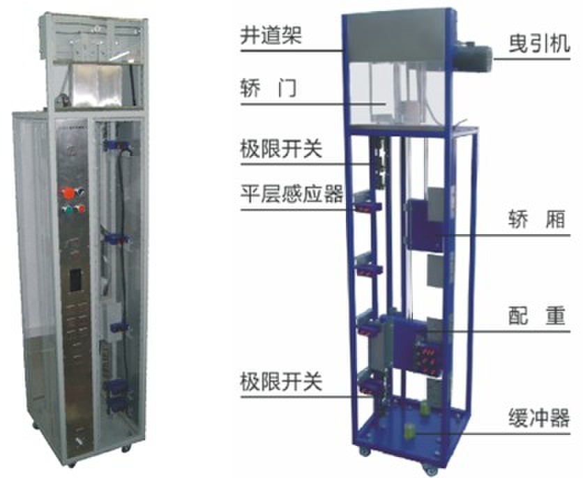 KH-722教學(xué)電梯電氣線路實訓(xùn)考核裝置 KH-722教學(xué)電梯電氣線路實訓(xùn)考核裝置