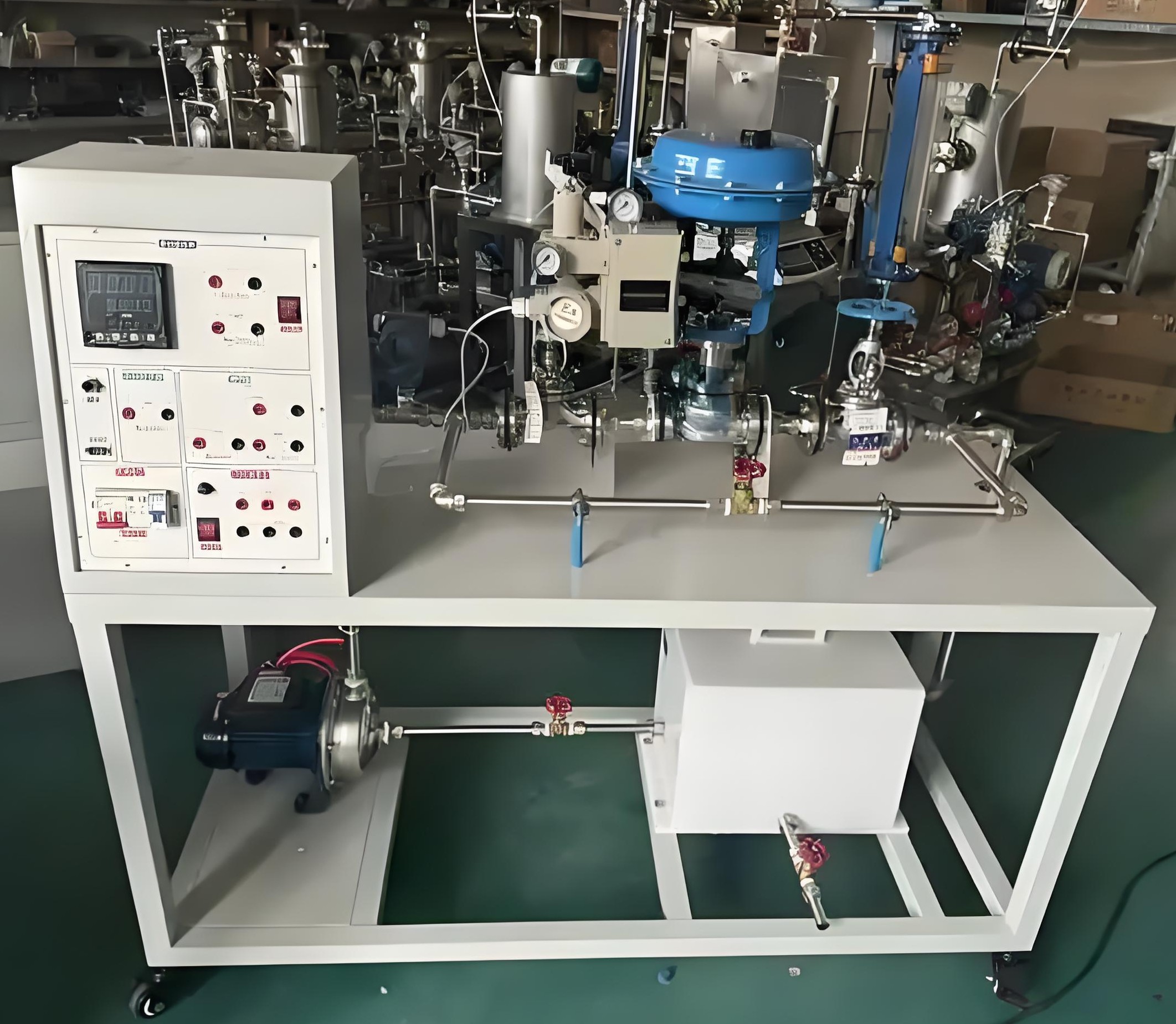KH-HD14氣動(dòng)薄膜控制閥安裝與電氣閥門定位器校驗(yàn)實(shí)訓(xùn)系統(tǒng) KH-HD14氣動(dòng)薄膜控制閥安裝與電氣閥門定位器校驗(yàn)實(shí)訓(xùn)系統(tǒng)